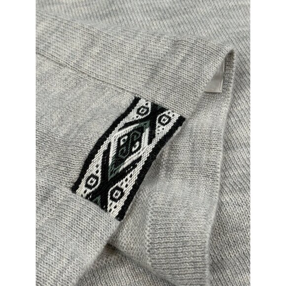 Paka Royal Alpaca Wool Sweater Men’s XXL Heather Grey Handmade Crewneck Pullover - Picture 9 of 16